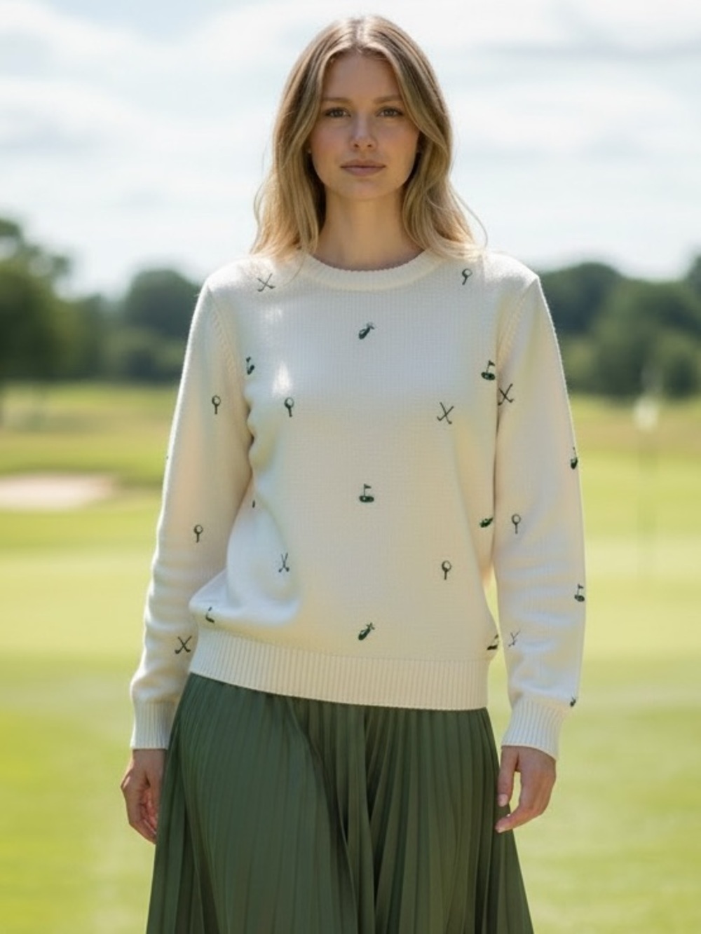 Renwick Club Golf Sweater Size L